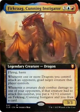 Firkraag, Cunning Instigator (Extended Art) [Commander Legends: Battle for Baldur's Gate] - Trinity Hobby