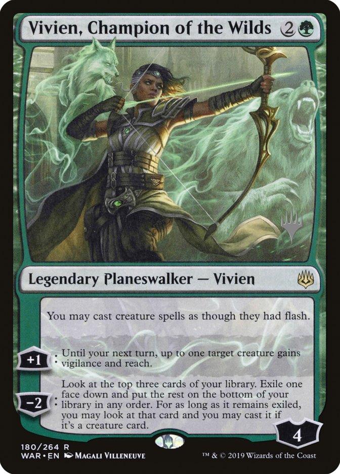 Vivien, Champion of the Wilds (Promo Pack) [War of the Spark Promos] - Trinity Hobby