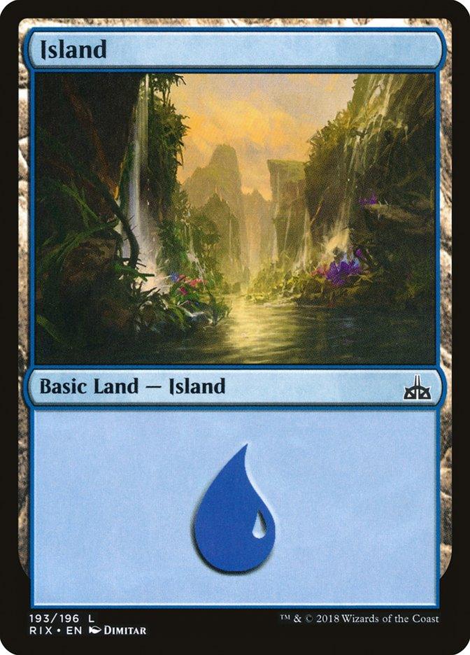 Island (193) [Rivals of Ixalan] - Trinity Hobby