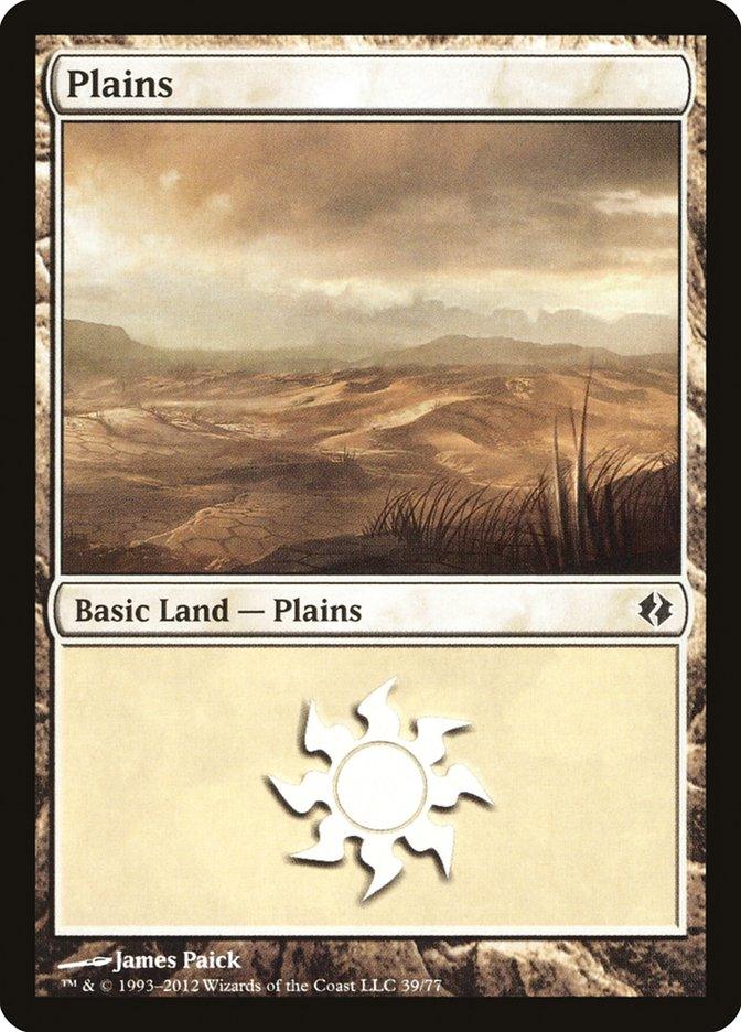 Plains (39) [Duel Decks: Venser vs. Koth] - Trinity Hobby