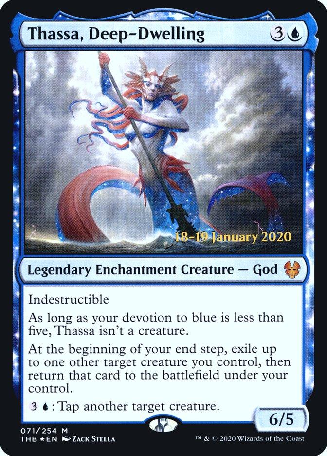 Thassa, Deep-Dwelling [Theros Beyond Death Prerelease Promos] - Trinity Hobby