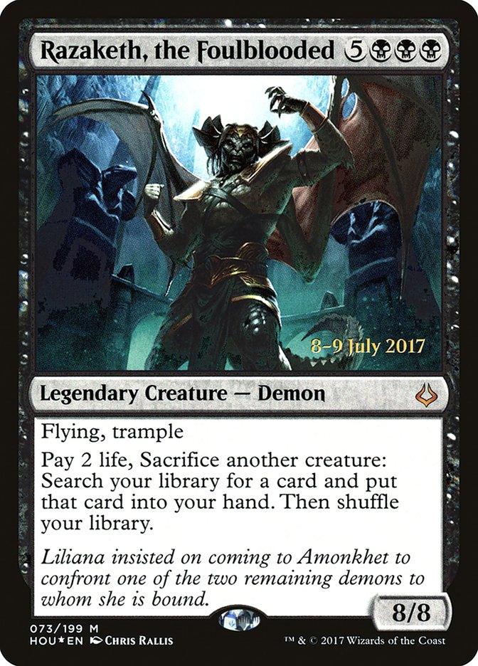 Razaketh, the Foulblooded [Hour of Devastation Prerelease Promos] - Trinity Hobby
