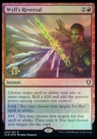 Wyll's Reversal [Commander Legends: Battle for Baldur's Gate Prerelease Promos] - Trinity Hobby