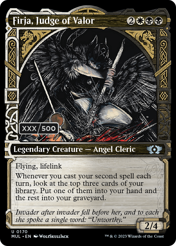 Firja, Judge of Valor (Serialized) [Multiverse Legends] - Trinity Hobby