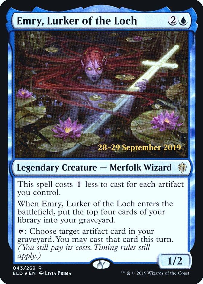 Emry, Lurker of the Loch [Throne of Eldraine Prerelease Promos] - Trinity Hobby
