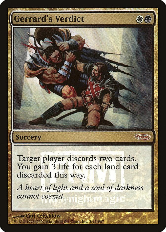 Gerrard's Verdict [Friday Night Magic 2007] - Trinity Hobby