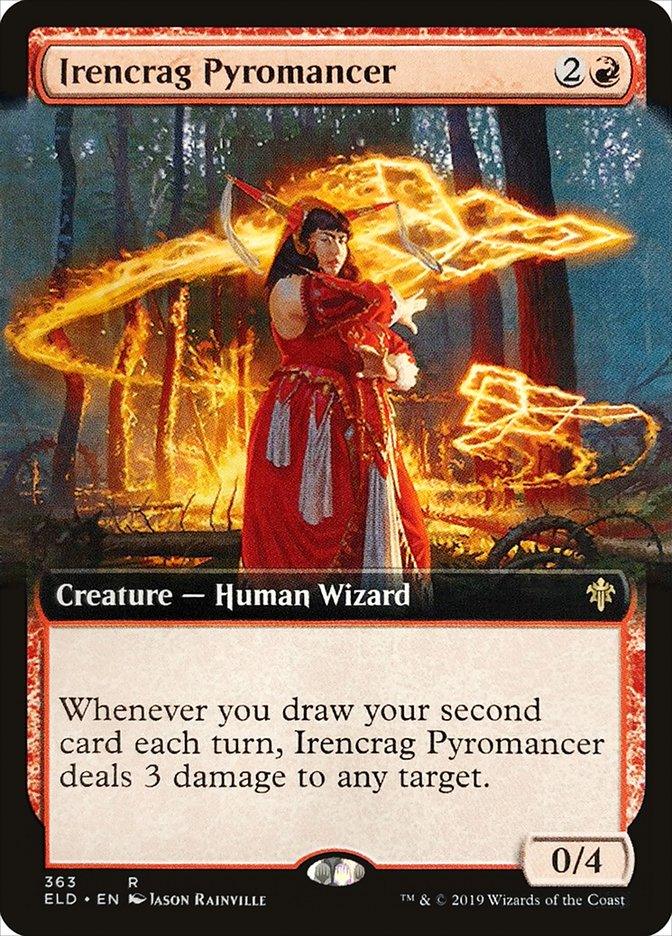 Irencrag Pyromancer (Extended Art) [Throne of Eldraine] - Trinity Hobby