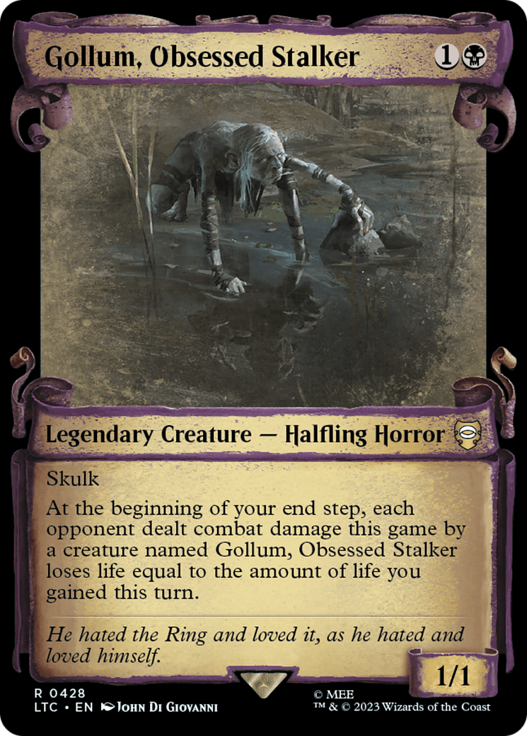 Gollum, Obsessed Stalker [The Lord of the Rings: Tales of Middle-Earth Commander Showcase Scrolls] - Trinity Hobby