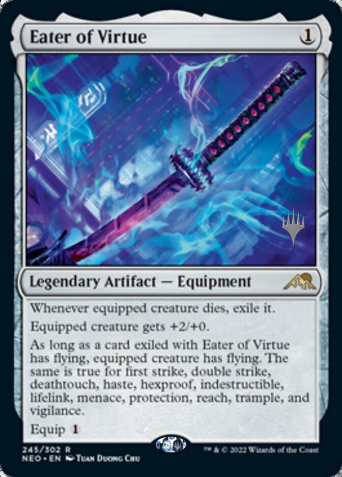 Eater of Virtue (Promo Pack) [Kamigawa: Neon Dynasty Promos] - Trinity Hobby