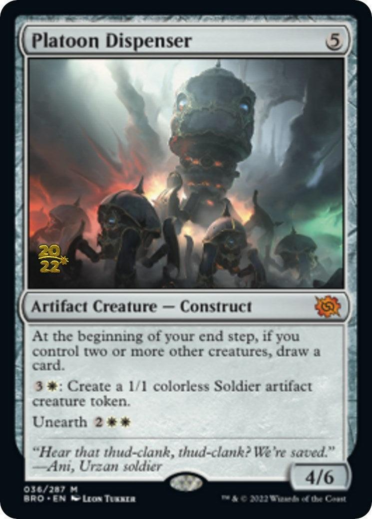 Platoon Dispenser [The Brothers' War Prerelease Promos] - Trinity Hobby
