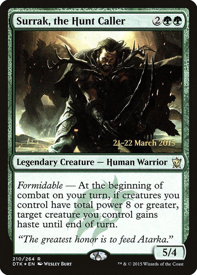 Surrak, the Hunt Caller [Dragons of Tarkir Prerelease Promos] - Trinity Hobby