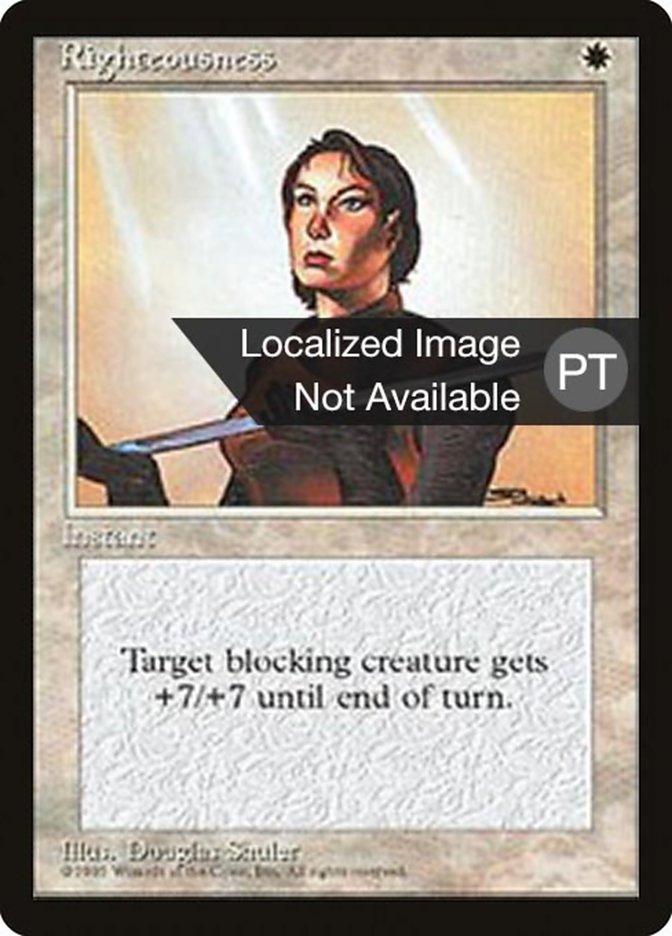Righteousness [Fourth Edition (Foreign Black Border)] - Trinity Hobby