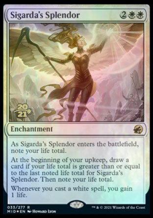 Sigarda's Splendor [Innistrad: Midnight Hunt Prerelease Promos] - Trinity Hobby