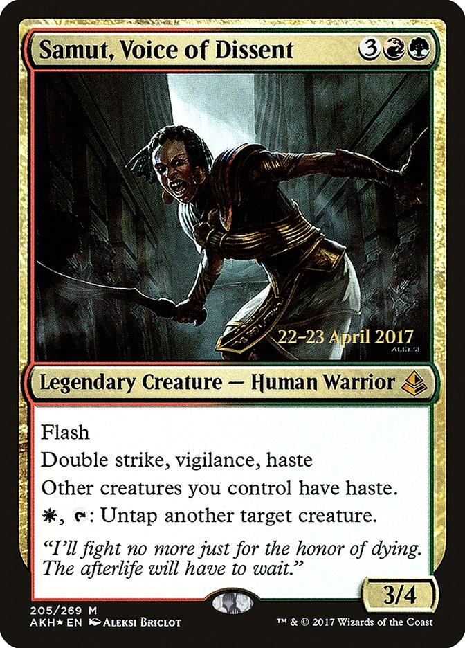 Samut, Voice of Dissent [Amonkhet Prerelease Promos] - Trinity Hobby