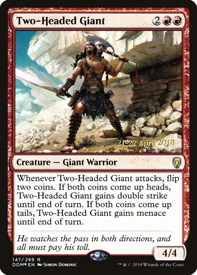 Two-Headed Giant [Dominaria Prerelease Promos] - Trinity Hobby