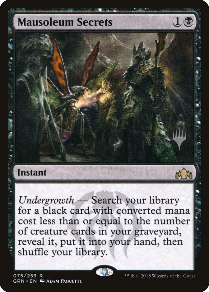 Mausoleum Secrets (Promo Pack) [Guilds of Ravnica Promos] - Trinity Hobby
