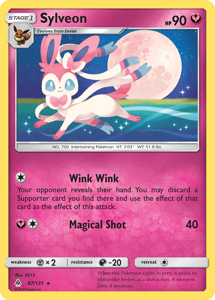 Sylveon (87/131) [Sun & Moon: Forbidden Light] - Trinity Hobby