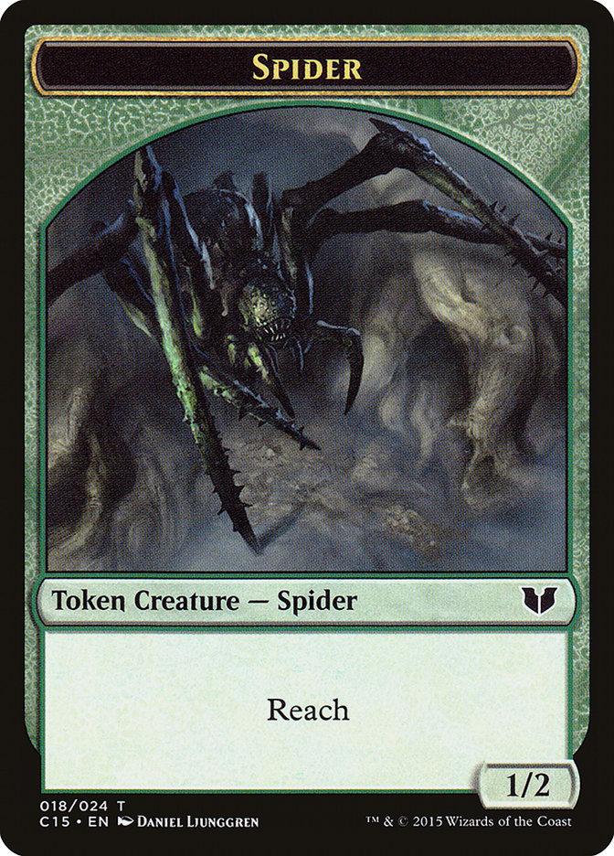 Bear // Spider Double-Sided Token [Commander 2015 Tokens] - Trinity Hobby