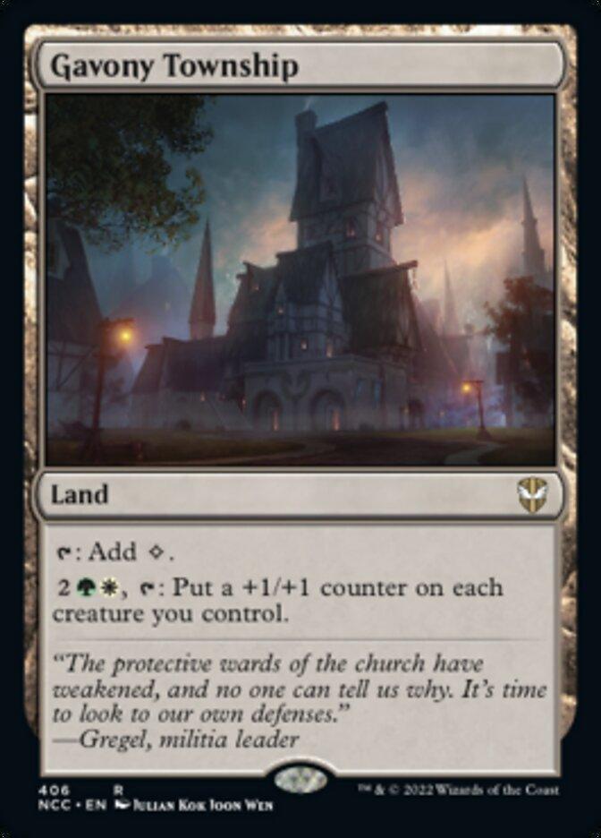 Gavony Township [Streets of New Capenna Commander] - Trinity Hobby