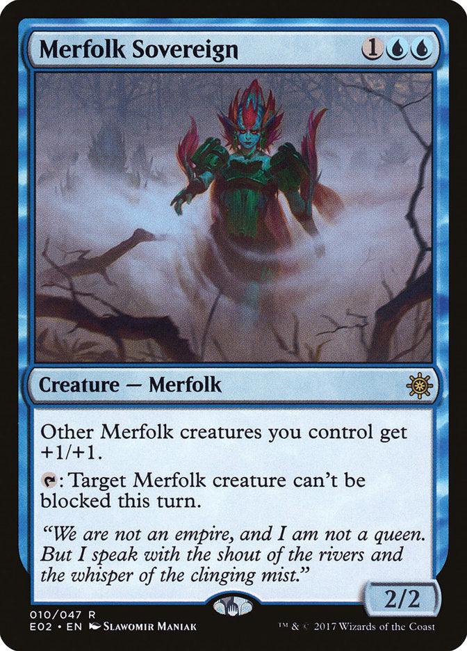 Merfolk Sovereign [Explorers of Ixalan] - Trinity Hobby