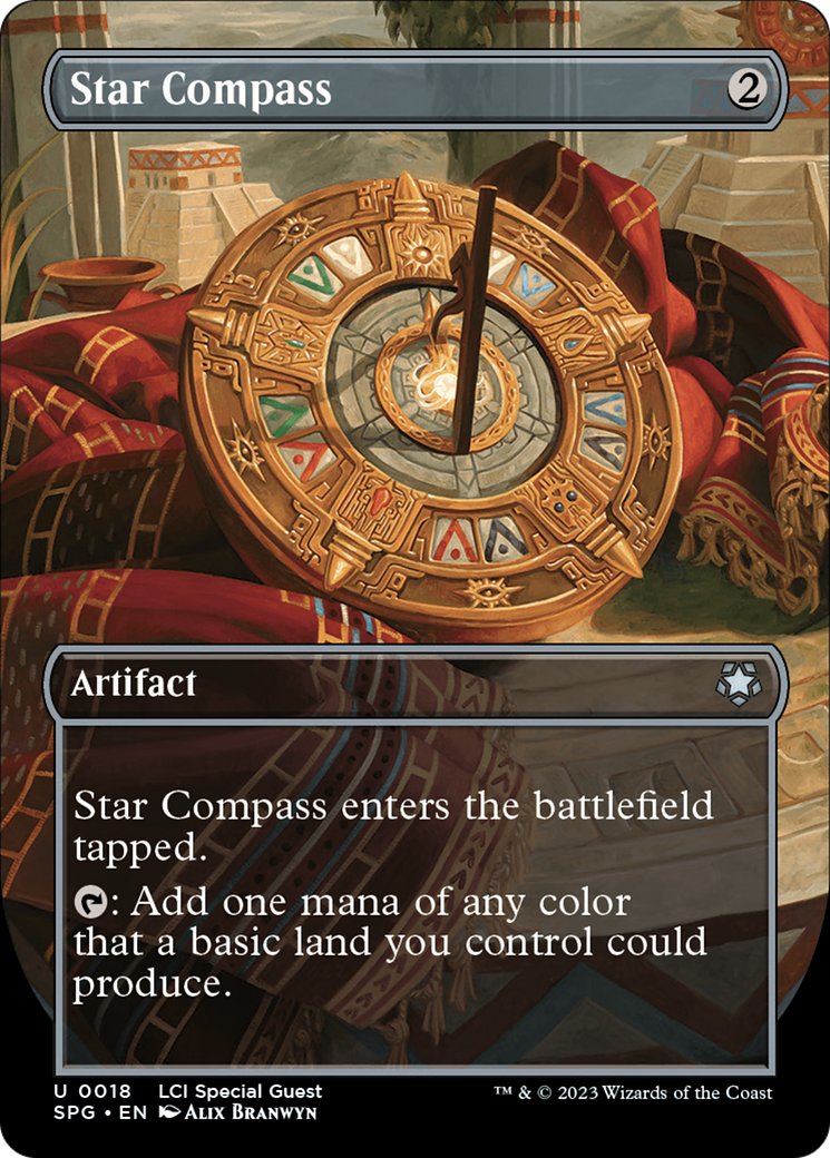 Star Compass (Borderless) [The Lost Caverns of Ixalan Special Guests] - Trinity Hobby