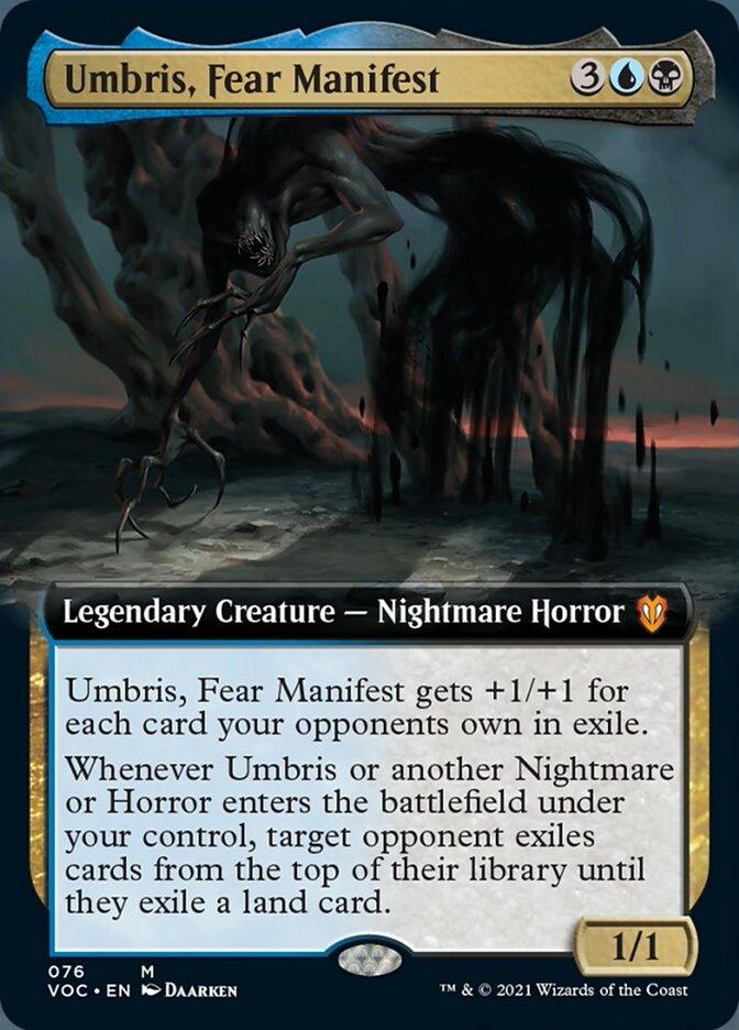 Umbris, Fear Manifest (Extended Art) [Innistrad: Crimson Vow Commander] - Trinity Hobby