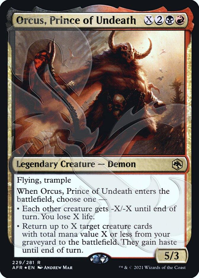 Orcus, Prince of Undeath (Ampersand Promo) [Dungeons & Dragons: Adventures in the Forgotten Realms Promos] - Trinity Hobby