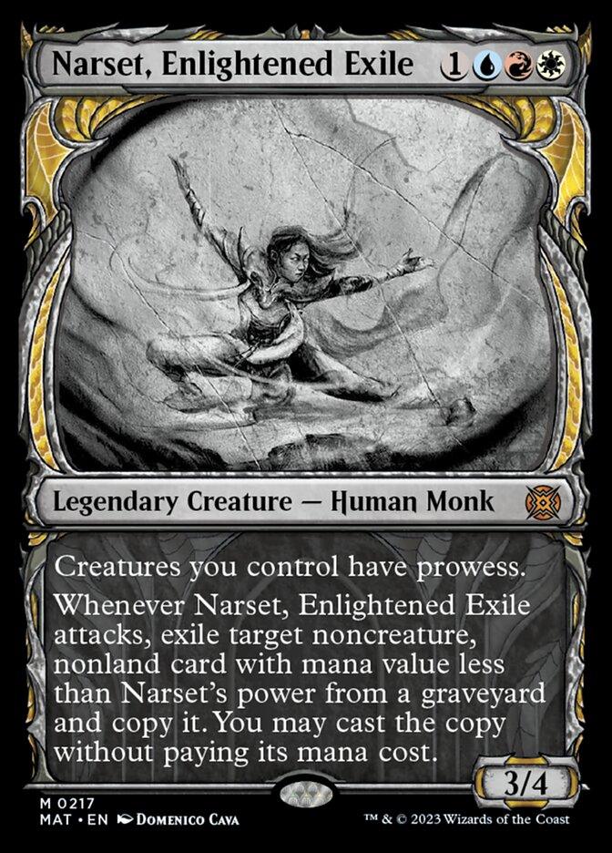 Narset, Enlightened Exile (Showcase Halo Foil) [March of the Machine: The Aftermath] - Trinity Hobby