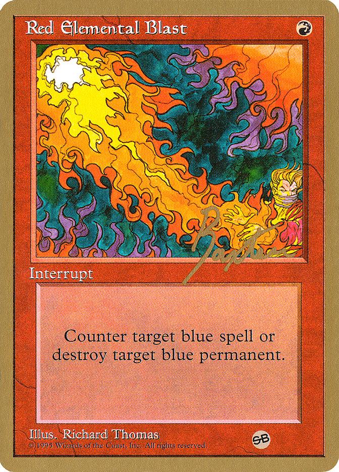 Red Elemental Blast (George Baxter) (SB) [Pro Tour Collector Set] - Trinity Hobby