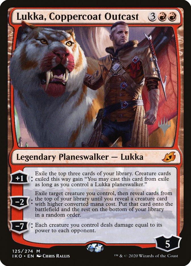 Lukka, Coppercoat Outcast (Promo Pack) [Ikoria: Lair of Behemoths Promos] - Trinity Hobby