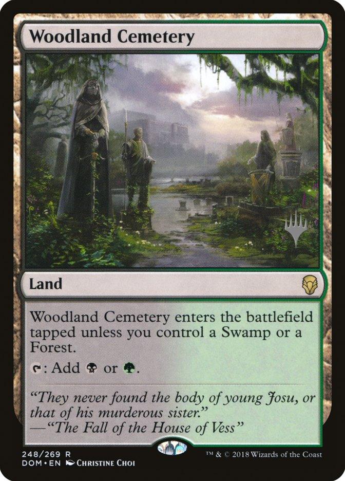 Woodland Cemetery (Promo Pack) [Dominaria Promos] - Trinity Hobby