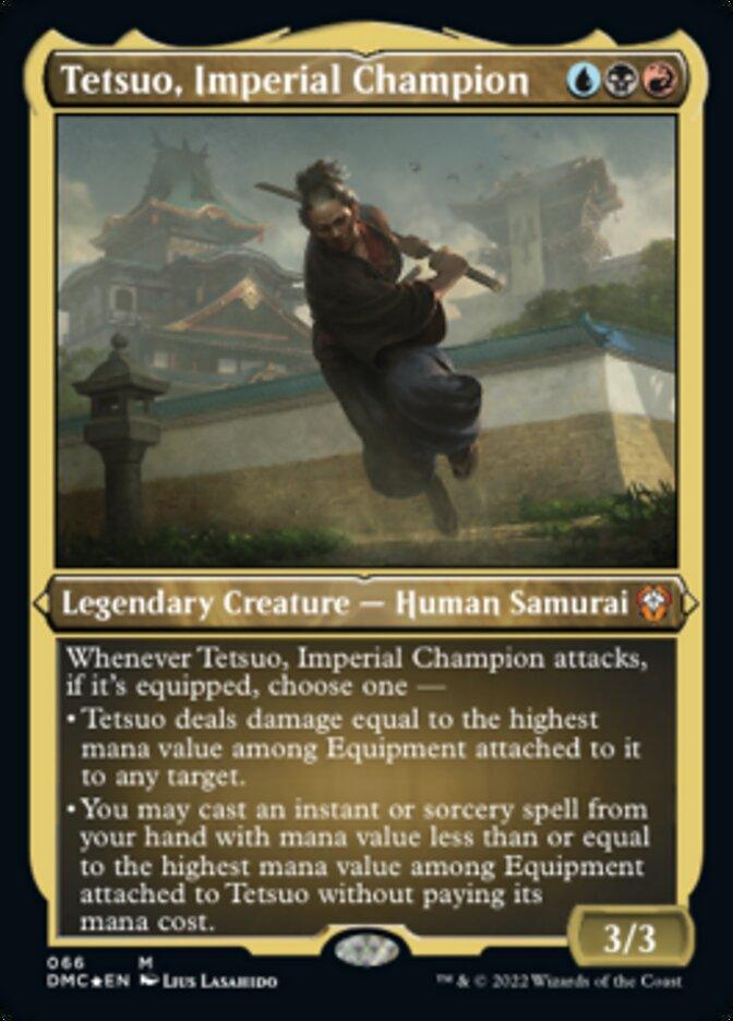 Tetsuo, Imperial Champion (Foil Etched) [Dominaria United Commander] - Trinity Hobby