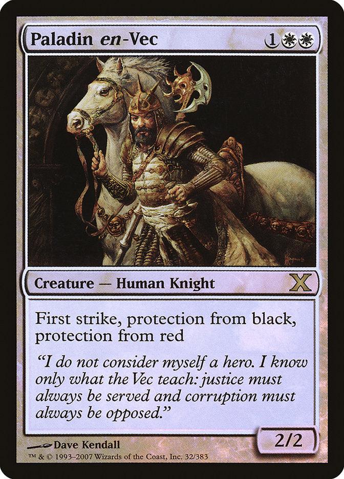 Paladin en-Vec (Premium Foil) [Tenth Edition] - Trinity Hobby