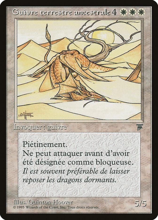 Elder Land Wurm (French) - "Guivre terrestre ancestorale" [Renaissance] - Trinity Hobby