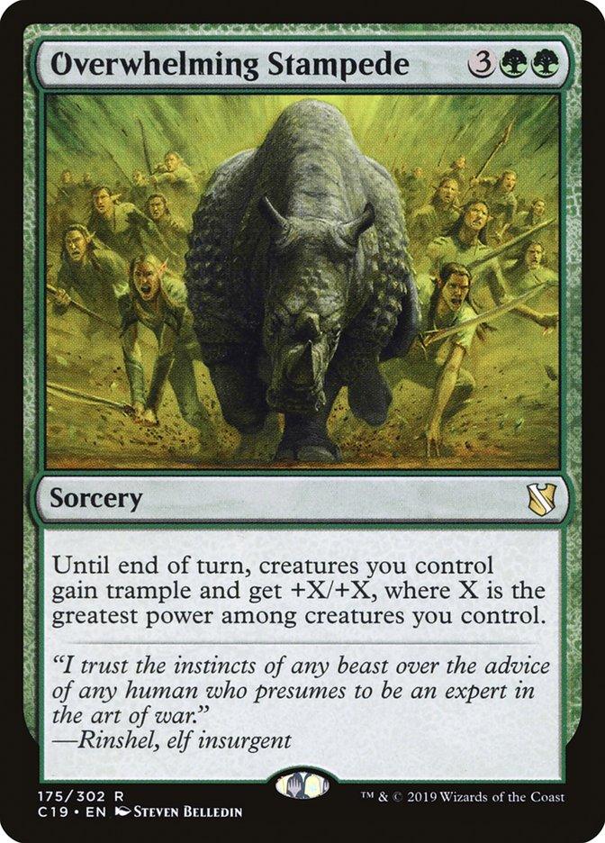 Overwhelming Stampede [Commander 2019] - Trinity Hobby