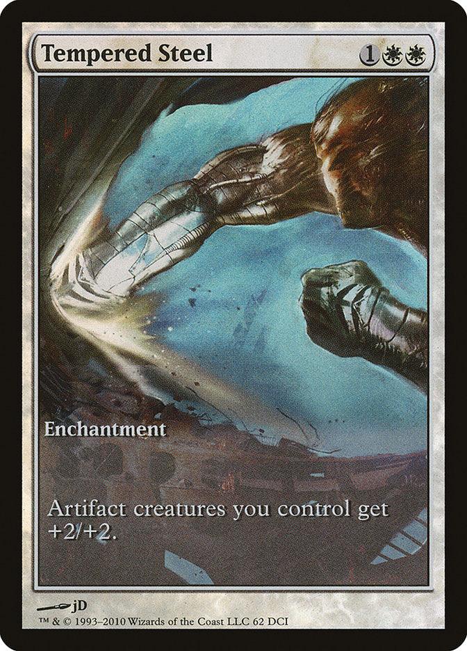 Tempered Steel (Game Day) (Extended Art) [Scars of Mirrodin Promos] - Trinity Hobby