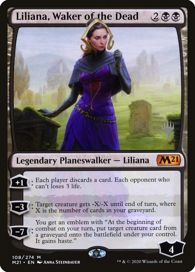 Liliana, Waker of the Dead (Promo Pack) [Core Set 2021 Promos] - Trinity Hobby