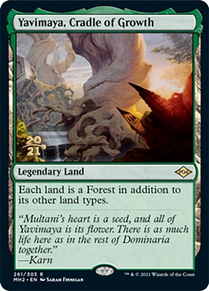 Yavimaya, Cradle of Growth [Modern Horizons 2 Prerelease Promos] - Trinity Hobby