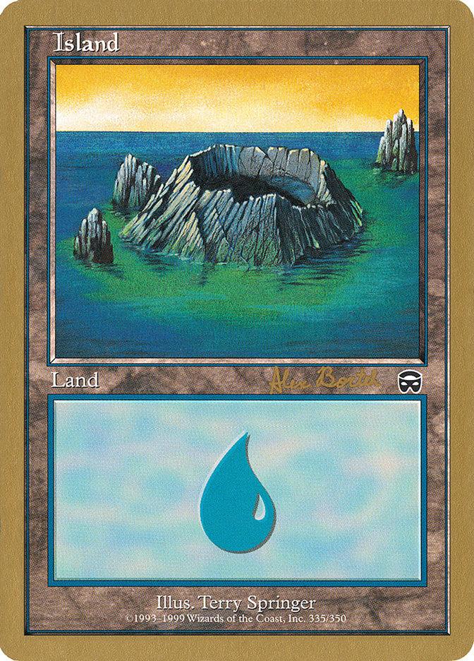 Island (ab335) (Alex Borteh) [World Championship Decks 2001] - Trinity Hobby