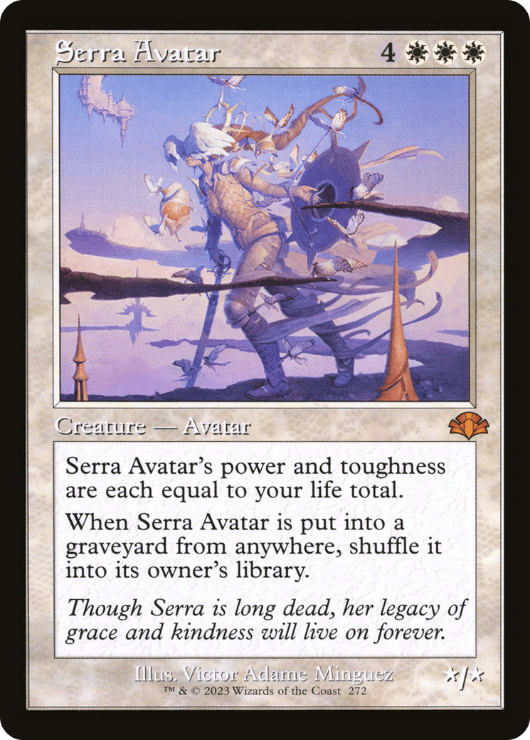 Serra Avatar (Retro) [Dominaria Remastered] - Trinity Hobby