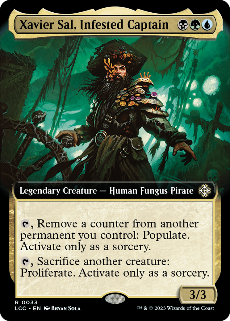Xavier Sal, Infested Captain (Extended Art) [The Lost Caverns of Ixalan Commander] - Trinity Hobby