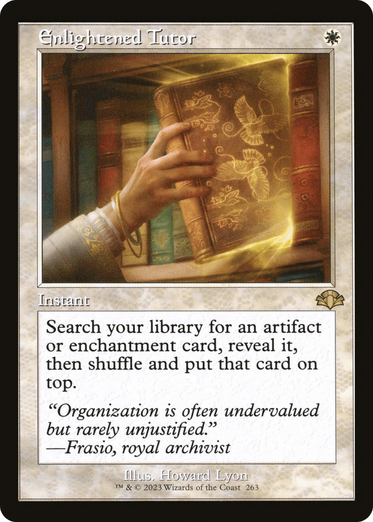 Enlightened Tutor (Retro) [Dominaria Remastered] - Trinity Hobby