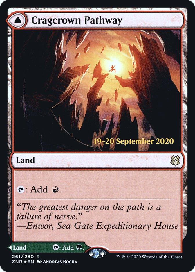 Cragcrown Pathway // Timbercrown Pathway [Zendikar Rising Prerelease Promos] - Trinity Hobby
