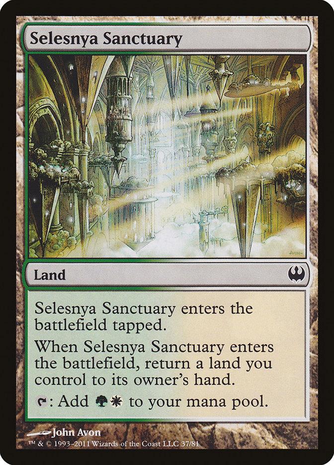 Selesnya Sanctuary [Duel Decks: Knights vs. Dragons] - Trinity Hobby