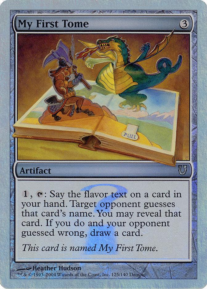 My First Tome (Alternate Foil) [Unhinged] - Trinity Hobby