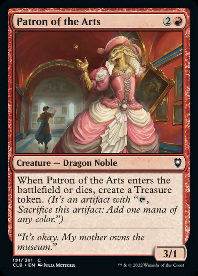 Patron of the Arts [Commander Legends: Battle for Baldur's Gate] - Trinity Hobby