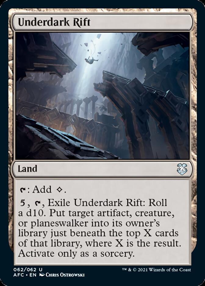 Underdark Rift [Dungeons & Dragons: Adventures in the Forgotten Realms Commander] - Trinity Hobby