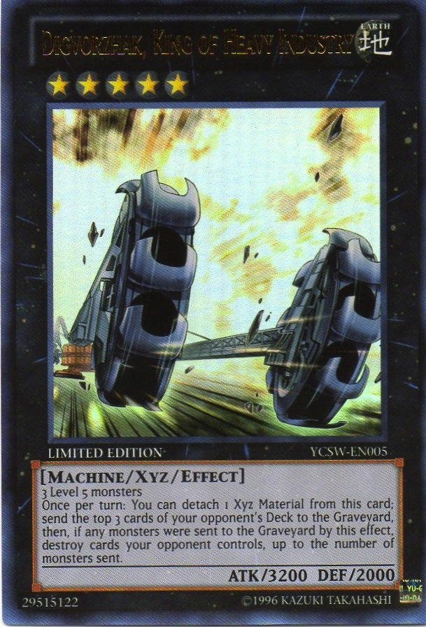 Digvorzhak, King of Heavy Industry [YCSW-EN005] Ultra Rare - Trinity Hobby