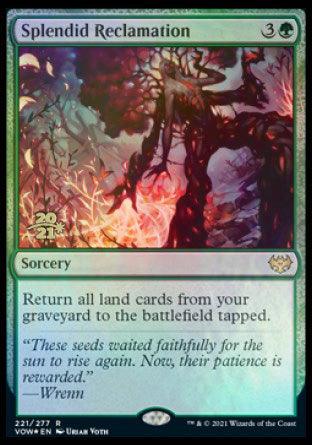 Splendid Reclamation [Innistrad: Crimson Vow Prerelease Promos] - Trinity Hobby