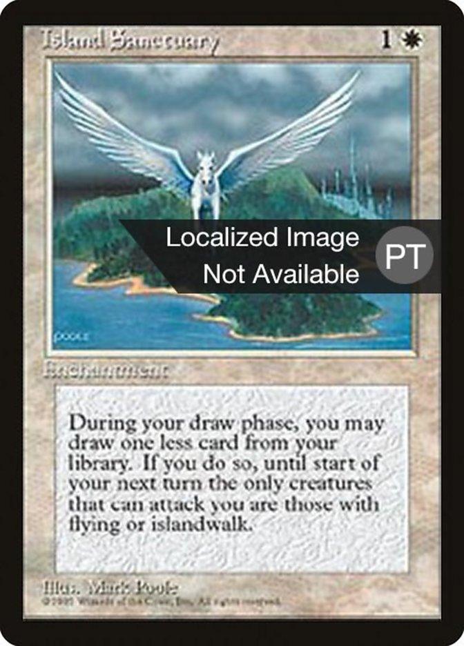 Island Sanctuary [Fourth Edition (Foreign Black Border)] - Trinity Hobby